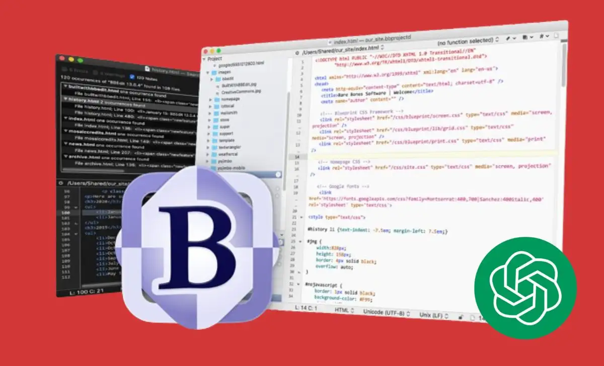 BBEdit 15 adds new Minimap and ChatGPT features into the App